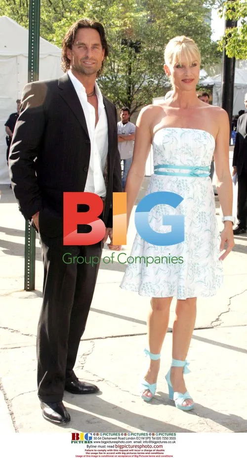 NIKLAS SODERBLOM and NICOLLETTE SHERIDAN at ABC Upfront