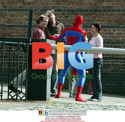 Spider-man Visits Coronation Street Set
