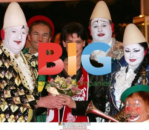 Prince Ranier and Prince Albert with Princess Stephanie's family
