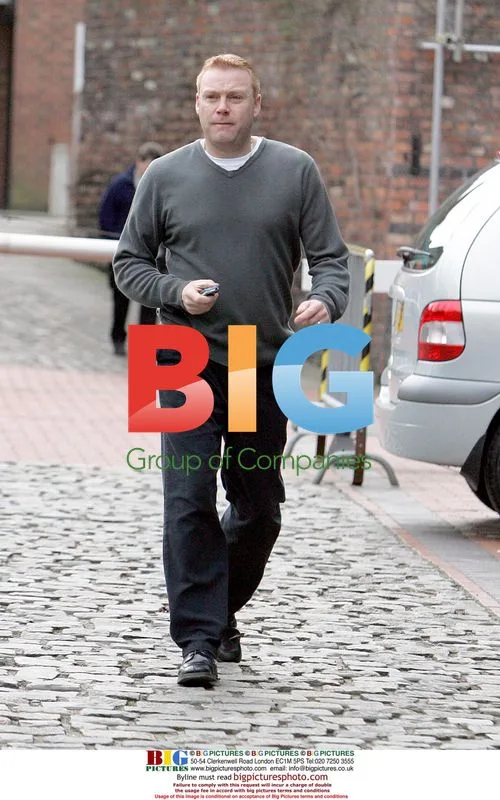 Thomas Craig on Coronation Street set