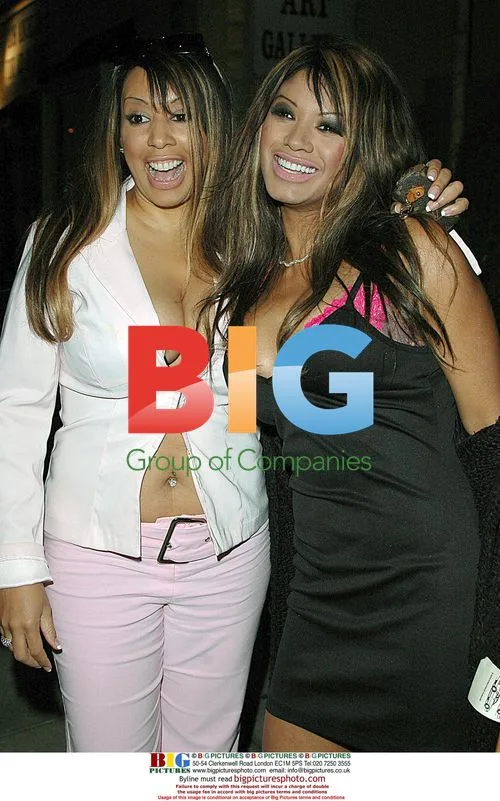 Tracey Bingham parties with sister Jennifer