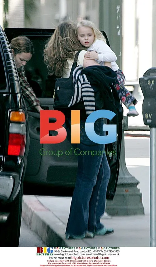 Vanessa Paradis with kids